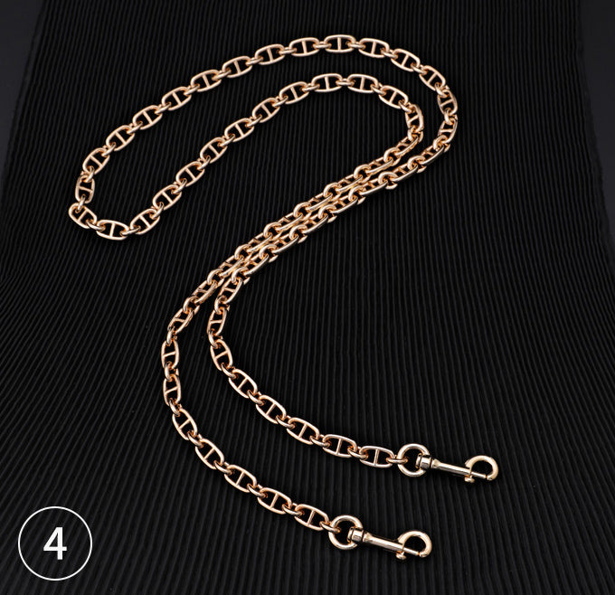 8mm  High Quality Full Copper Purse Chain Strap,Metal Shoulder Handbag Strap,Purse Replacement Chains,bag accessories,JD-2071