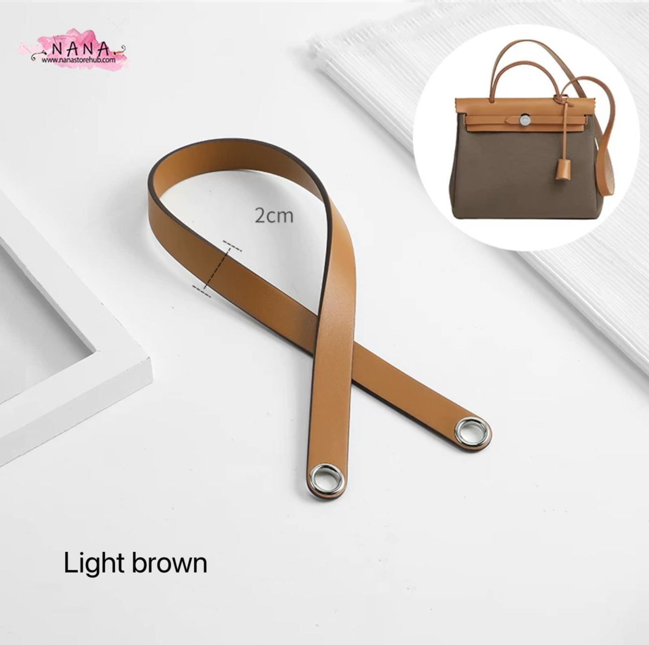 Full Grain Leather,High Quality Leather Wrapping, Leather Shoulder Handbag Strap, Replacement Handle , Bag Accessories, JD-2074