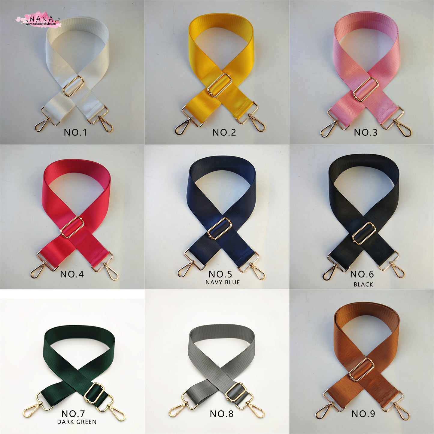 17 Color, 5CM Canvas Nylon Bag Strap,High Quality Nylon Strap,Canvas Shoulder Handbag Strap,Replacement Handle ,Bag Accessories,JD-2116