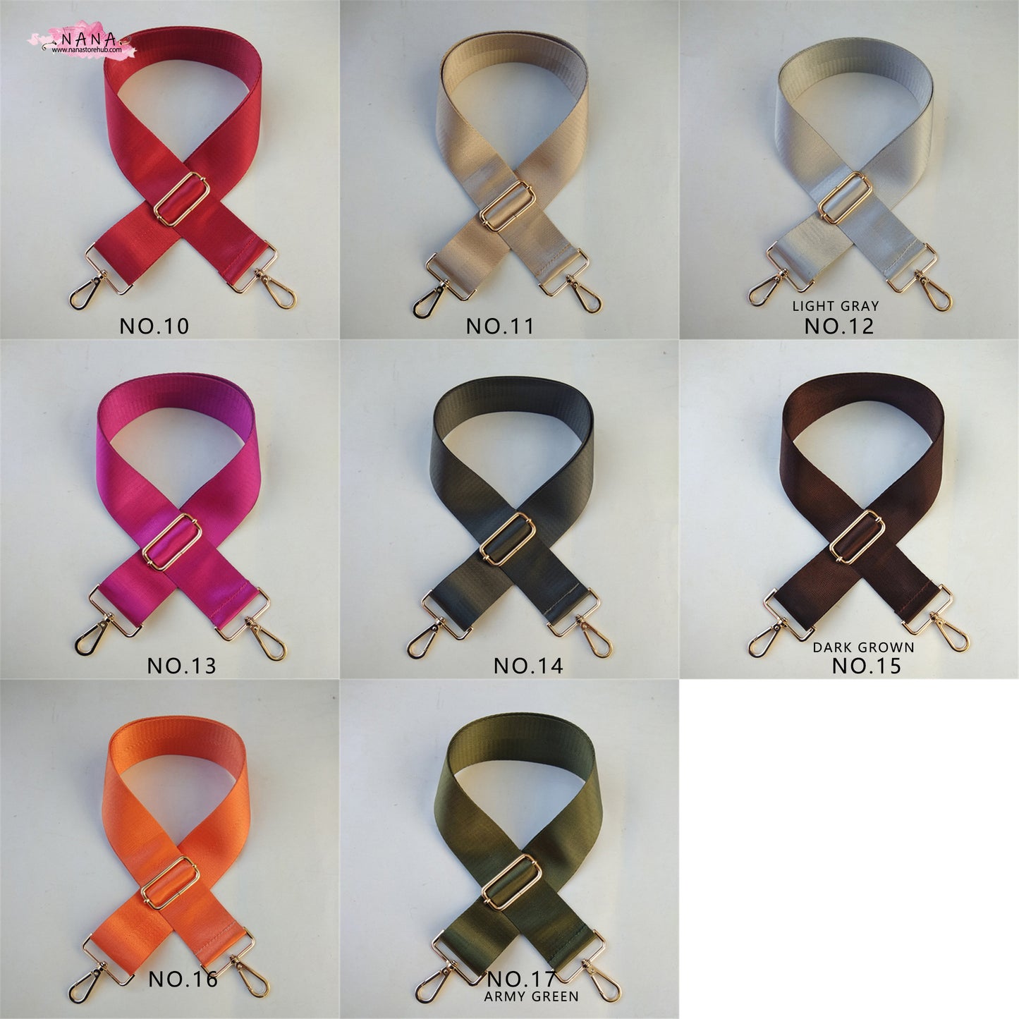 17 Color, 5CM Canvas Nylon Bag Strap,High Quality Nylon Strap,Canvas Shoulder Handbag Strap,Replacement Handle ,Bag Accessories,JD-2116