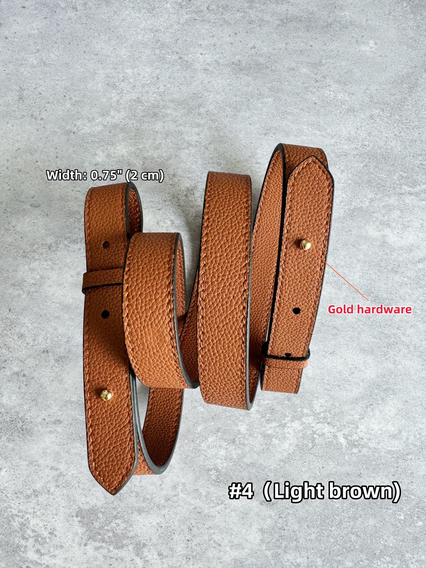 2CM High Quality Cow Leather Wrapping, Caviar Cow Leather Shoulder Handbag Strap, Replacement Handle , Bag Accessories, JD-2122