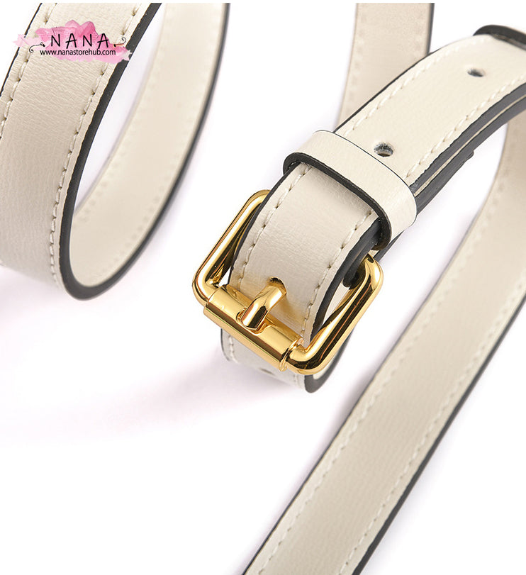 1.8CM High Quality Cow Leather Wrapping, Caviar Cow Leather Shoulder Handbag Strap, Replacement Handle , Bag Accessories, JD-2127