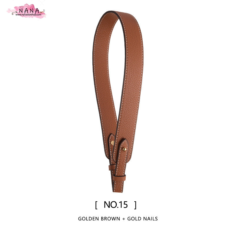 High Quality Cow Leather Wrapping, Caviar Cow Leather Shoulder Handbag Strap, Replacement Handle , Bag Accessories, JD-2128