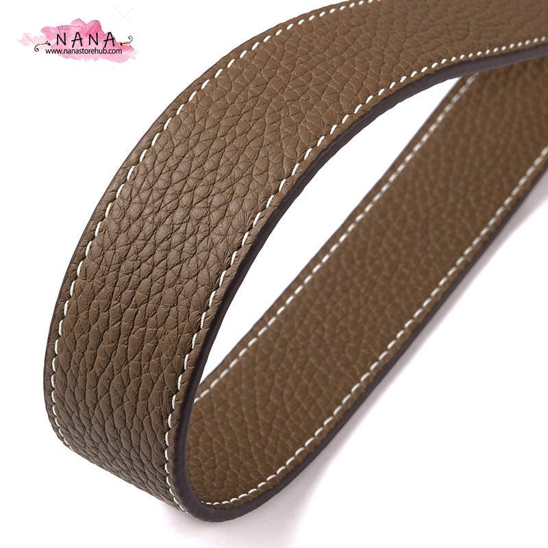 High Quality Cow Leather Wrapping, Caviar Cow Leather Shoulder Handbag Strap, Replacement Handle , Bag Accessories, JD-2128