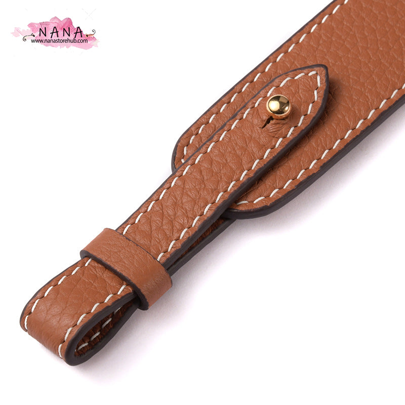 High Quality Cow Leather Wrapping, Caviar Cow Leather Shoulder Handbag Strap, Replacement Handle , Bag Accessories, JD-2128