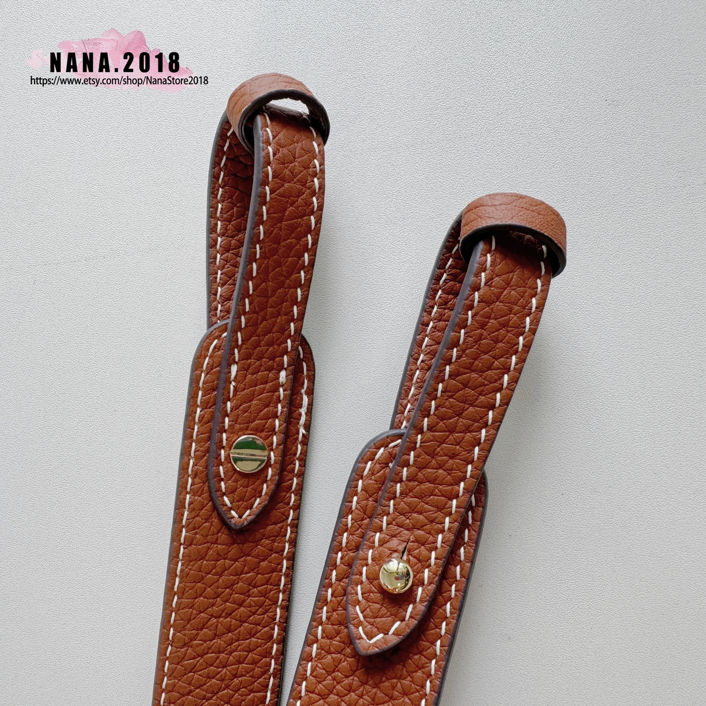 High Quality Cow Leather Wrapping, Caviar Cow Leather Shoulder Handbag Strap, Replacement Handle , Bag Accessories, JD-2128