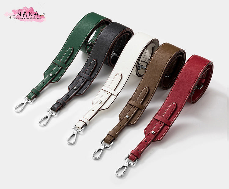 4CM Full Grain Leather Bag Strap,High Quality Smooth Leather Wrapping, Leather Shoulder Handbag Strap,Replacement Handle,JD-2139