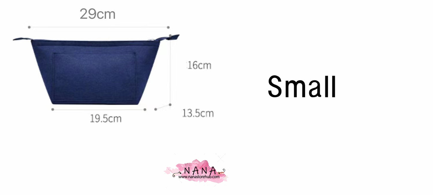 3 Size,Purse Organizer Insert Fit "Longchamp Bag" Pouch Handbag Shaper Premium Felt,Bag Shaper,Bag Liner, JD-2153