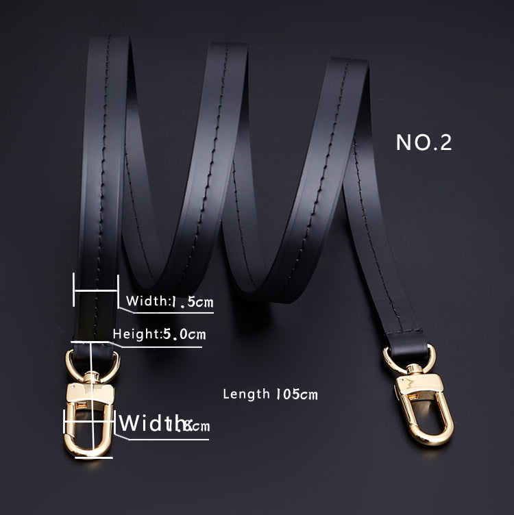 15mm Vegetable Tanned Leather,High Quality Leather Wrapping, Leather Shoulder Handbag Strap, Replacement Handle , JD-2157