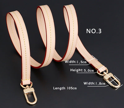 15mm Vegetable Tanned Leather,High Quality Leather Wrapping, Leather Shoulder Handbag Strap, Replacement Handle , JD-2157