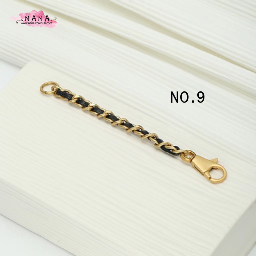 Pearl High Quality Purse Extension Chain,Alloy and Pearl, Metal Shoulder Extension Handbag Strap,Bag Strap, Bag Accessories, JD-2163