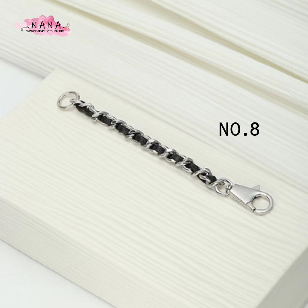 Pearl High Quality Purse Extension Chain,Alloy and Pearl, Metal Shoulder Extension Handbag Strap,Bag Strap, Bag Accessories, JD-2163