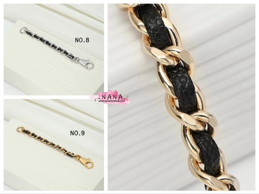 Pearl High Quality Purse Extension Chain,Alloy and Pearl, Metal Shoulder Extension Handbag Strap,Bag Strap, Bag Accessories, JD-2163