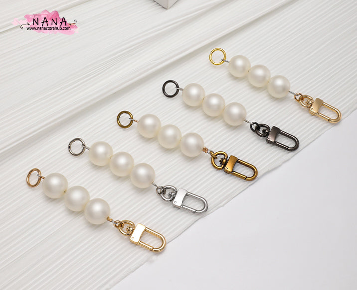 Pearl High Quality Purse Extension Chain,Alloy and Pearl, Metal Shoulder Extension Handbag Strap,Bag Strap, Bag Accessories, JD-2163