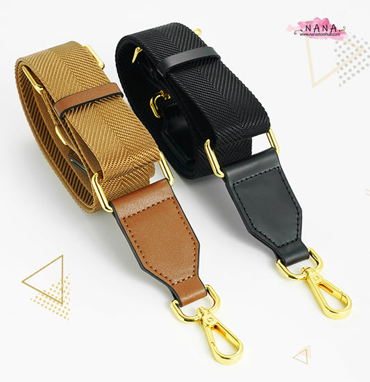 1 1/2 inch Canvas Leather Bag Strap,High Quality Canvas Strap,Canvas Shoulder Handbag Strap, Replacement Handle ,Bag Accessories,JD-2166