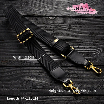 1 1/2 inch Canvas Leather Bag Strap,High Quality Canvas Strap,Canvas Shoulder Handbag Strap, Replacement Handle ,Bag Accessories,JD-2166