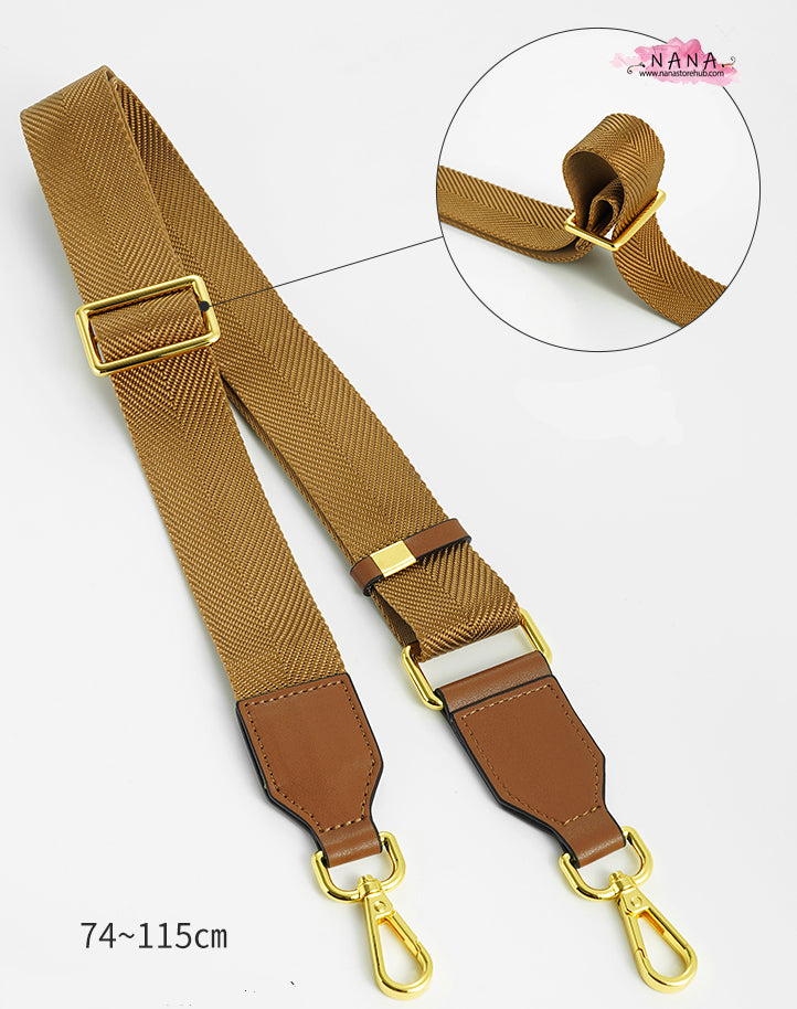 1 1/2 inch Canvas Leather Bag Strap,High Quality Canvas Strap,Canvas Shoulder Handbag Strap, Replacement Handle ,Bag Accessories,JD-2166