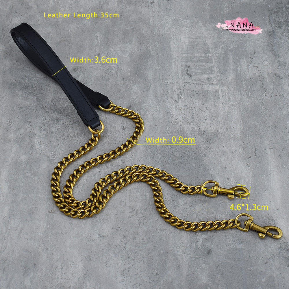 9mm High Quality PU Leather Purse Chain Strap,Metal Shoulder Handbag Strap,Purse Replacement Chains,bag accessories,JD-2168