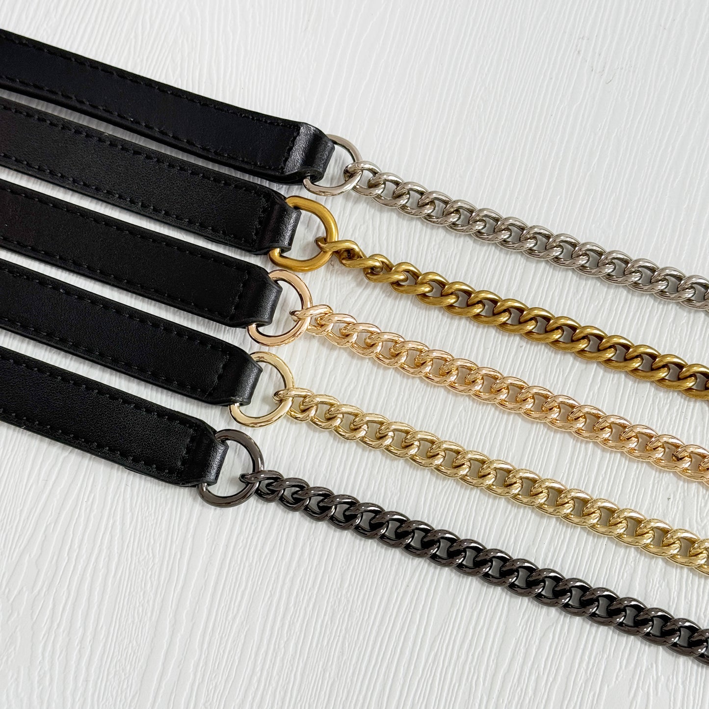 9mm High Quality PU Leather Purse Chain Strap,Metal Shoulder Handbag Strap,Purse Replacement Chains,bag accessories,JD-2168