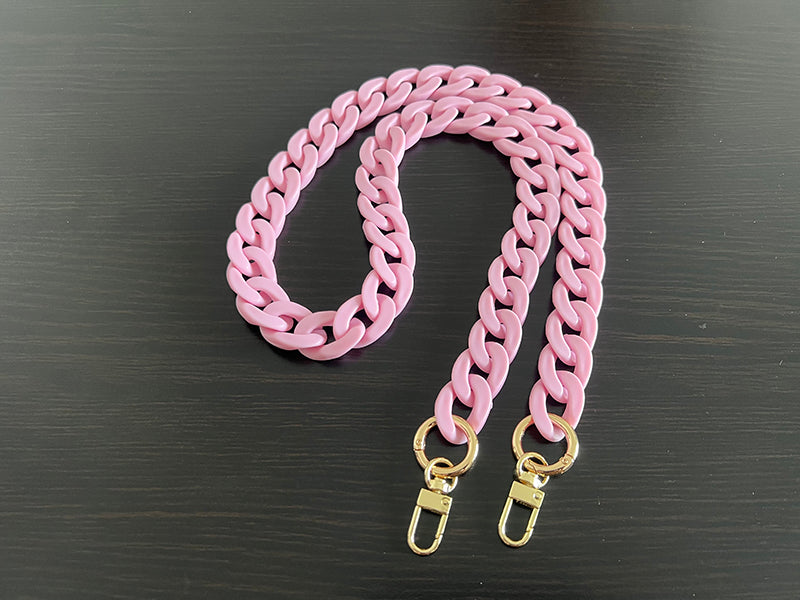 30 x 20 mm Acrylic High Quality Purse Chain,Metal Shoulder Handbag Strap,Replacement Handle Chain,Metal Crossbody Bag Chain Strap LD-2182