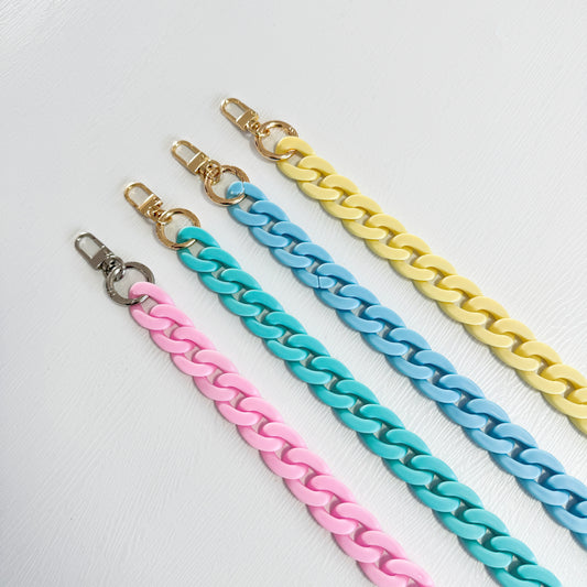 30 x 20 mm Acrylic High Quality Purse Chain,Metal Shoulder Handbag Strap,Replacement Handle Chain,Metal Crossbody Bag Chain Strap LD-2182