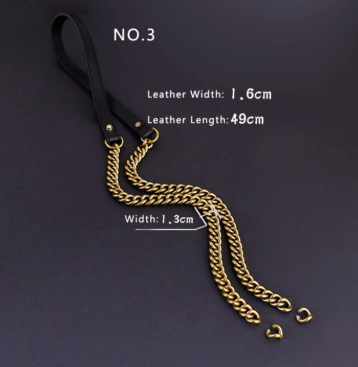 13mm High Quality Full Copper Leather Purse Chain Strap,Metal Shoulder Handbag Strap,Purse Replacement Chains,bag accessories,JD-2193