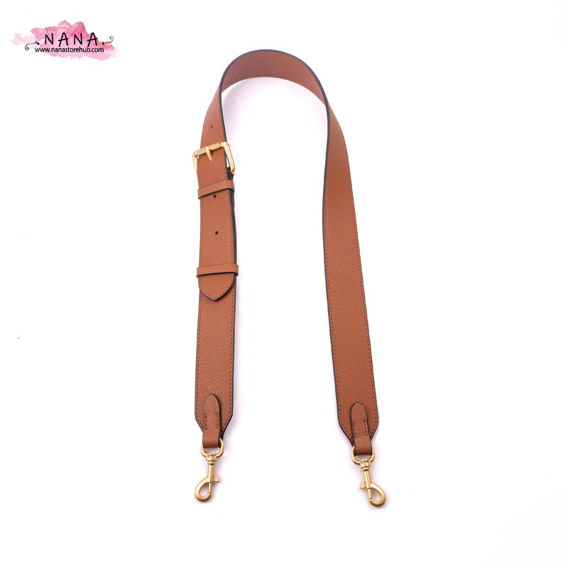 Full Grain Leather,High Quality Real Caviar Leather Wrapping, Leather Shoulder Handbag Strap, Replacement Handle , Bag Accessories, JD-2252