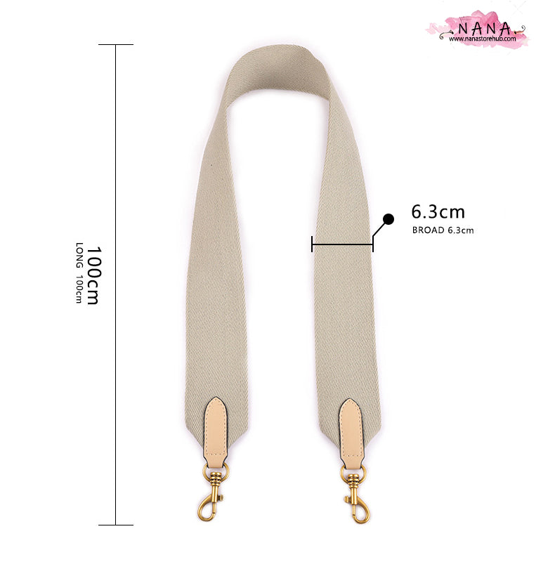 2 1/2 INCH Canvas Leather Bag Strap,High Quality Canvas Strap,Canvas Shoulder Handbag Strap, Replacement Handle ,Bag Accessories,JD-2269