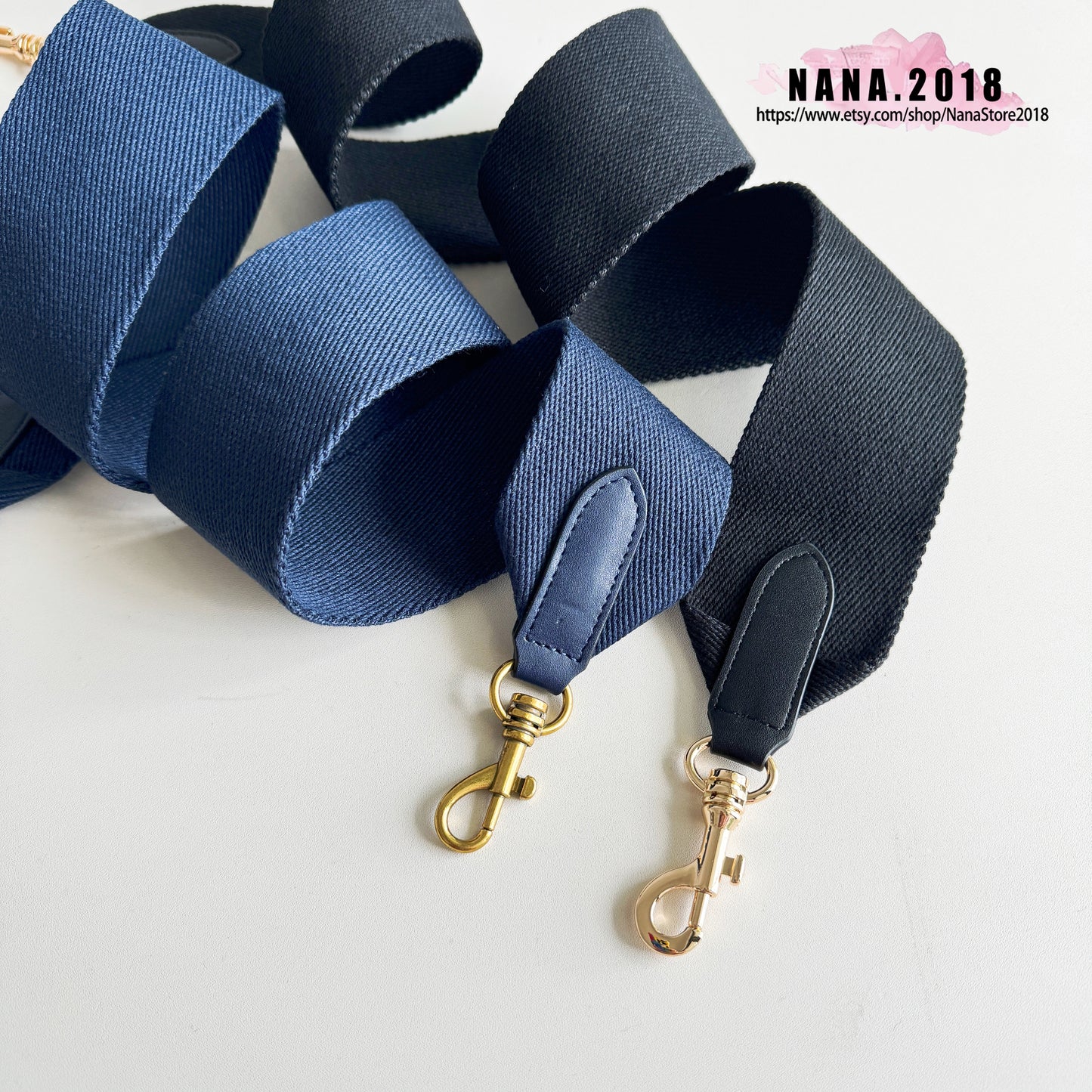 2 1/2 INCH Canvas Leather Bag Strap,High Quality Canvas Strap,Canvas Shoulder Handbag Strap, Replacement Handle ,Bag Accessories,JD-2269