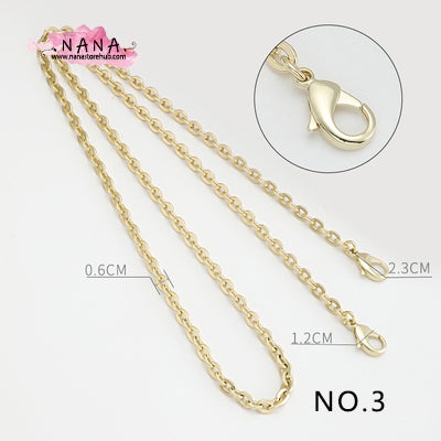 Light Gold High Quality Purse Chain Strap,Alloy and Iron, Metal Shoulder Handbag Strap,Purse Replacement Chains,bag accessories, JD-2363