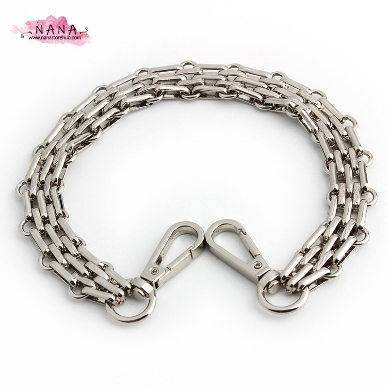 16mm Silver High Quality Purse Chain Strap,Alloy and Iron,Metal Shoulder Handbag Strap,Purse Replacement Chains,bag accessories, JD-2381