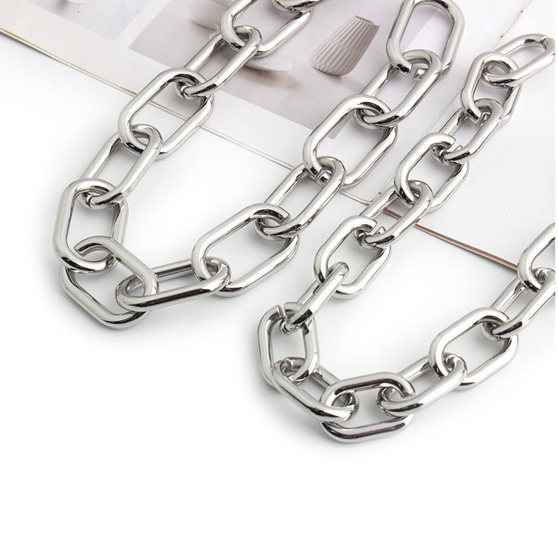 Silver High Quality Purse Chain Strap,Alloy and Iron,Metal Shoulder Handbag Strap,Purse Replacement Chains,bag accessories, JD-2393