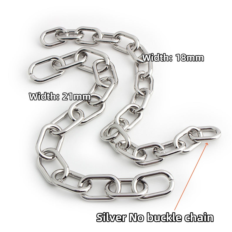 Silver High Quality Purse Chain Strap,Alloy and Iron,Metal Shoulder Handbag Strap,Purse Replacement Chains,bag accessories, JD-2393