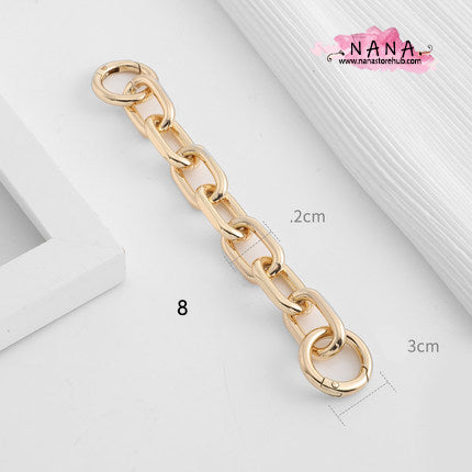 Pearl High Quality Purse Extension Chain,Alloy and Pearl, Metal Shoulder Extension Handbag Strap,Bag Strap, Bag Accessories, JD-2440