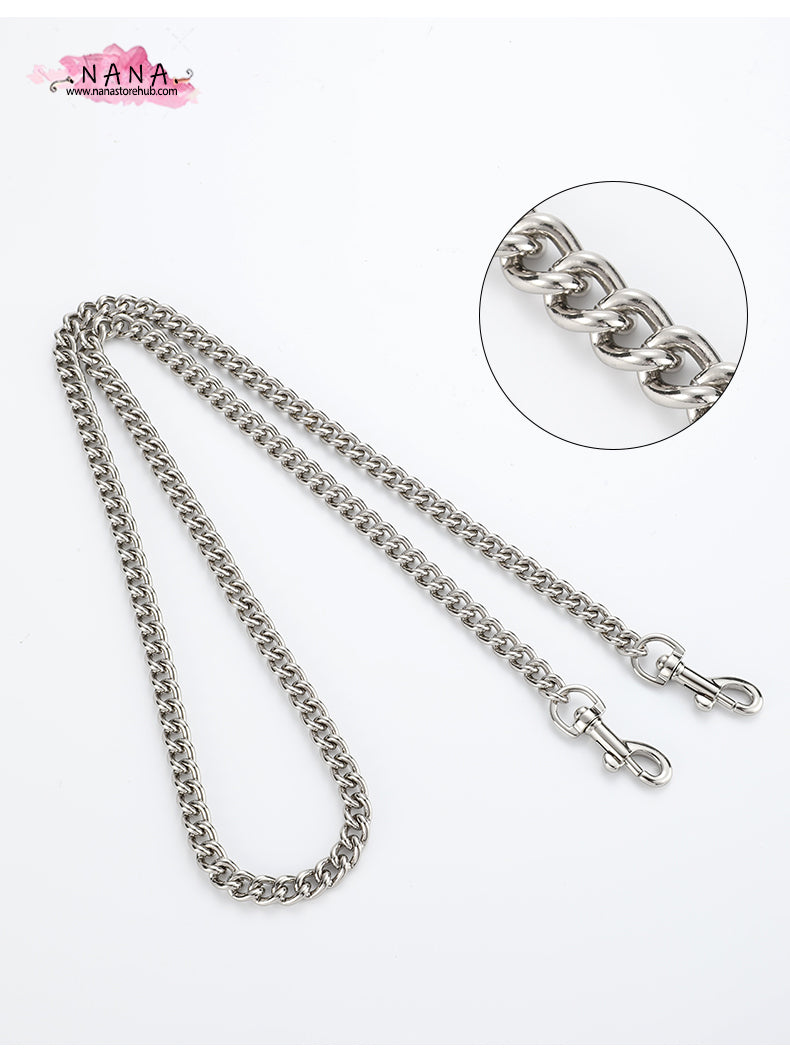 Silver High Quality Purse Chain Strap,Alloy and Iron, Metal Shoulder Handbag Strap,Purse Replacement Chains,bag accessories, JD-2464