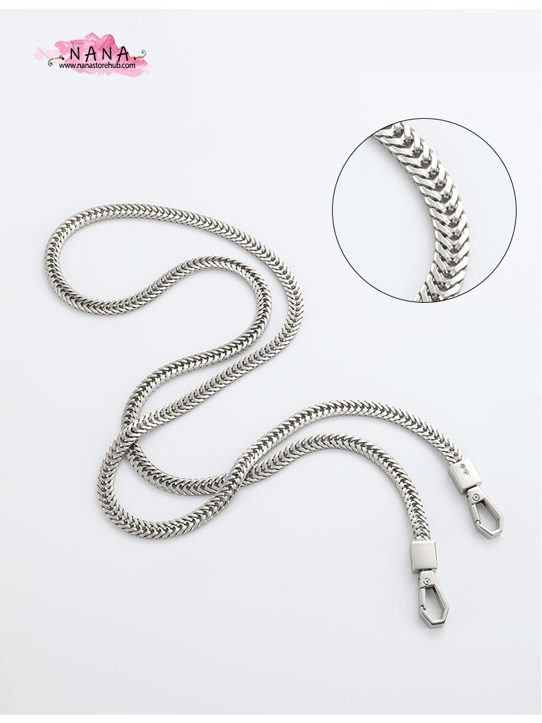 Silver High Quality Purse Chain Strap,Alloy and Iron, Metal Shoulder Handbag Strap,Purse Replacement Chains,bag accessories, JD-2464