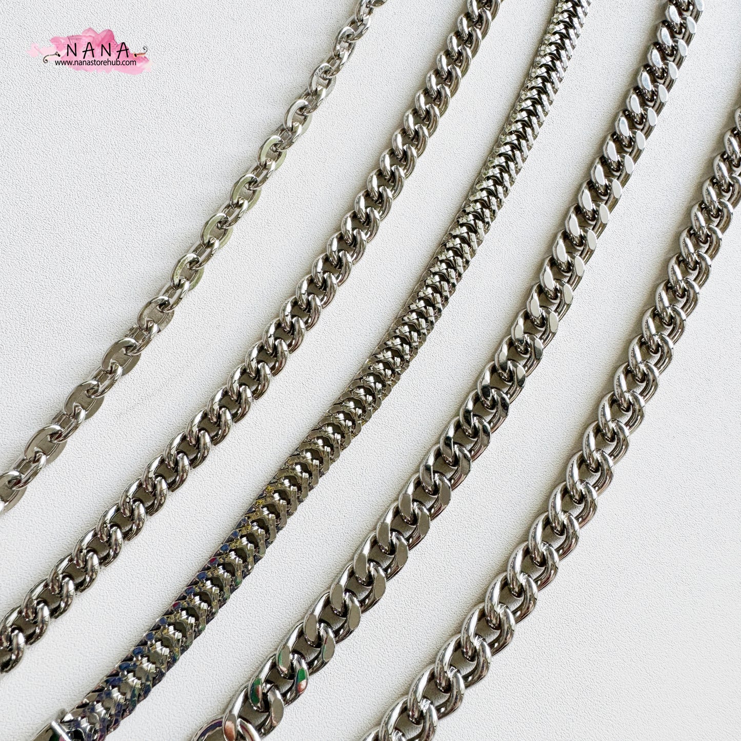 Silver High Quality Purse Chain Strap,Alloy and Iron, Metal Shoulder Handbag Strap,Purse Replacement Chains,bag accessories, JD-2464