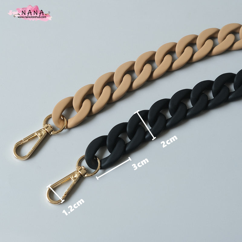 Acrylic High Quality Purse Chain - A Versatile Metal Shoulder Strap, Replacement Handle Chain, and Metal Crossbody Bag Chain Strap (LD-2487)