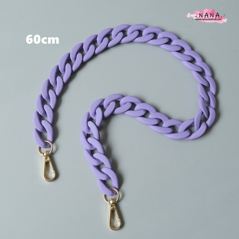 Acrylic High Quality Purse Chain - A Versatile Metal Shoulder Strap, Replacement Handle Chain, and Metal Crossbody Bag Chain Strap (LD-2487)