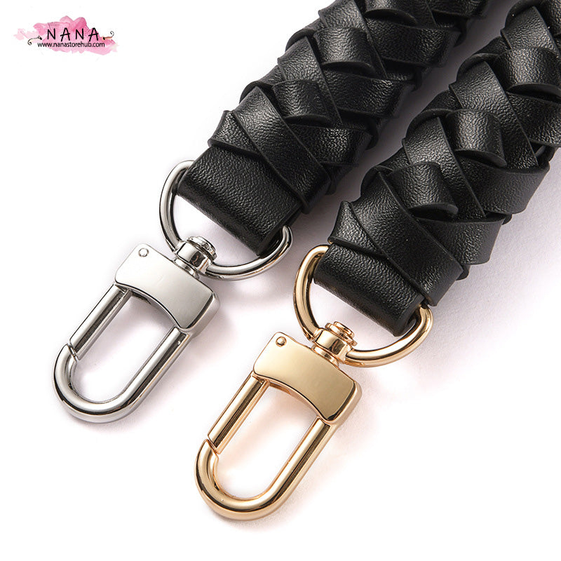 High Quality Woven Leather Purse Chain Strap,Metal Shoulder Handbag Strap,Purse Replacement Chains,bag accessories,JD-2610