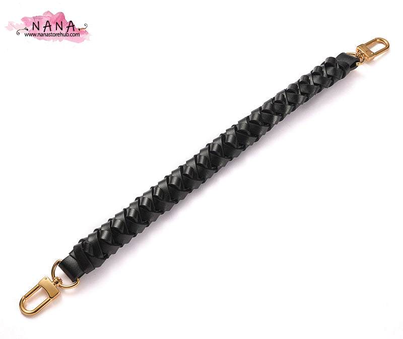 High Quality Woven Leather Purse Chain Strap,Metal Shoulder Handbag Strap,Purse Replacement Chains,bag accessories,JD-2610