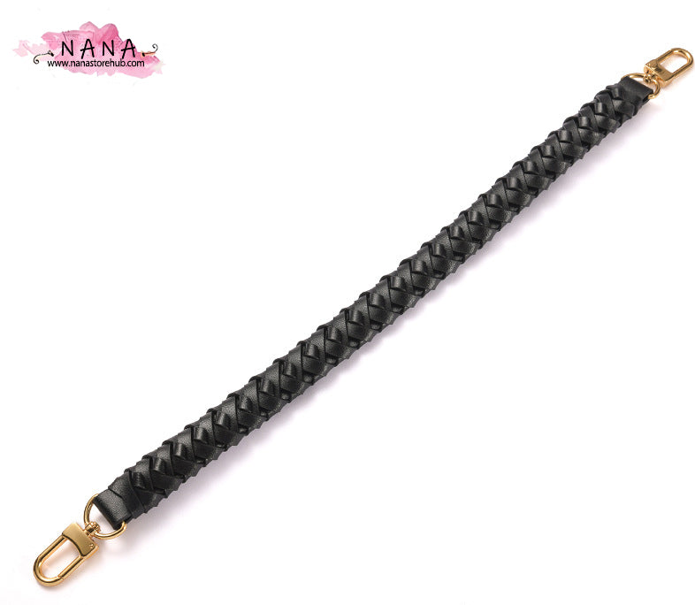 High Quality Woven Leather Purse Chain Strap,Metal Shoulder Handbag Strap,Purse Replacement Chains,bag accessories,JD-2610