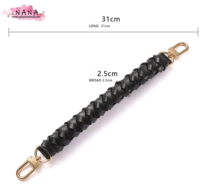 High Quality Woven Leather Purse Chain Strap,Metal Shoulder Handbag Strap,Purse Replacement Chains,bag accessories,JD-2610