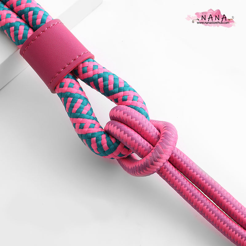 Handmade Braided Cotton fiber Strap,High Quality Alloy Backpack Straps,Shoulder Handbag Strap,knapsack Accessories, JD-2645