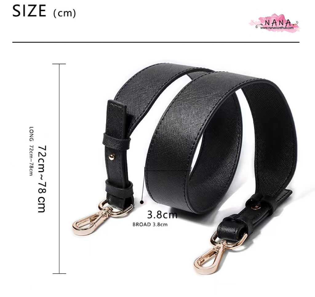 3.8CM High Quality Cow Leather Wrapping, Caviar Cow Leather Shoulder Handbag Strap, Replacement Handle , Bag Accessories, JD-2675