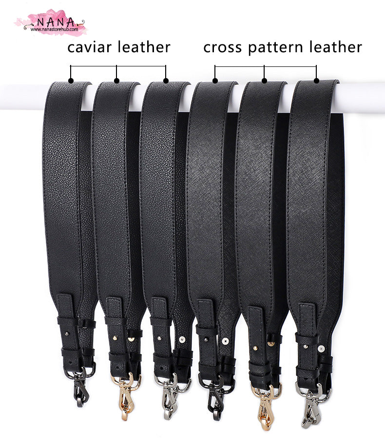 3.8CM High Quality Cow Leather Wrapping, Caviar Cow Leather Shoulder Handbag Strap, Replacement Handle , Bag Accessories, JD-2675