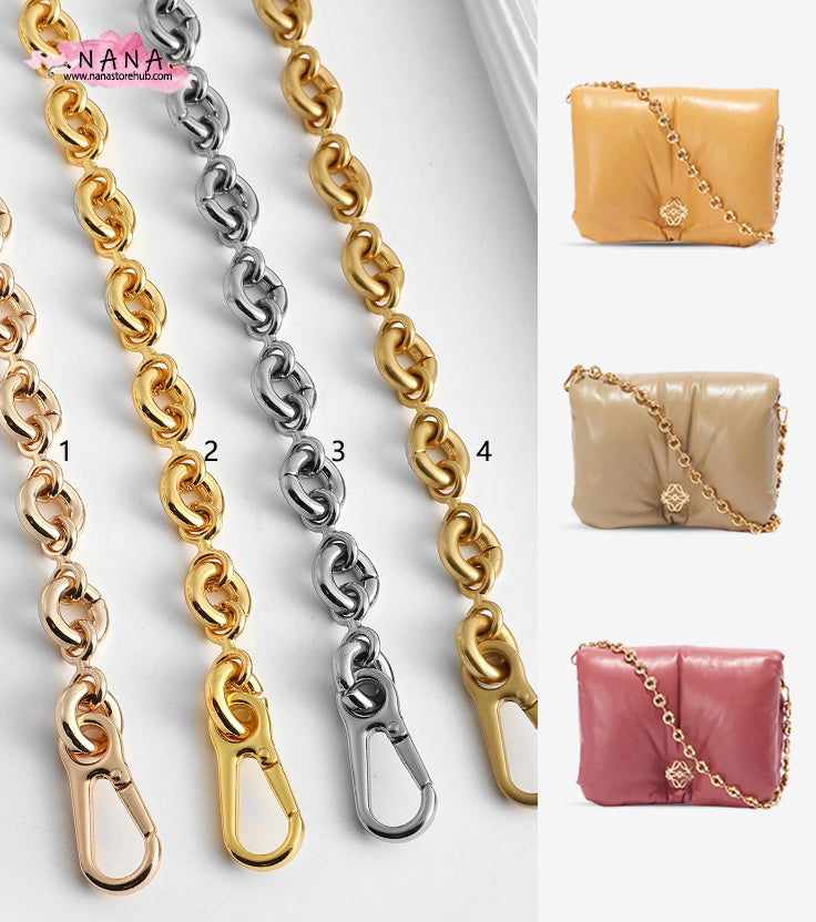 15mm High Quality Doughnuts Purse Chain Strap,Alloy and Iron, Metal Shoulder Handbag Strap,Purse Replacement Chains,bag accessories, JD-2697