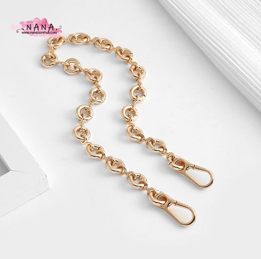 15mm High Quality Doughnuts Purse Chain Strap,Alloy and Iron, Metal Shoulder Handbag Strap,Purse Replacement Chains,bag accessories, JD-2697