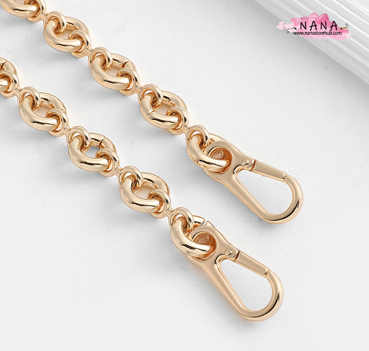 15mm High Quality Doughnuts Purse Chain Strap,Alloy and Iron, Metal Shoulder Handbag Strap,Purse Replacement Chains,bag accessories, JD-2697