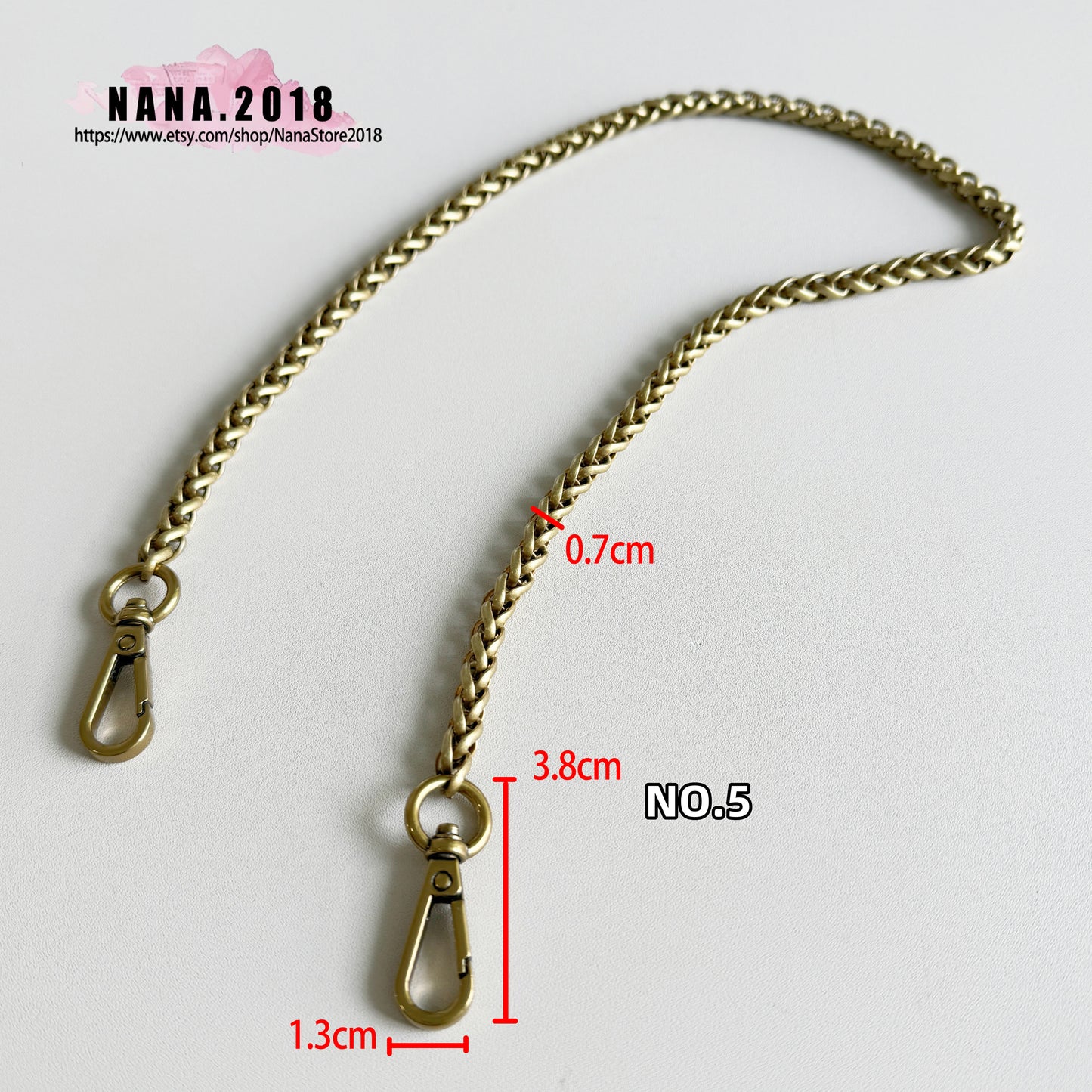 Old Gold High Quality Purse Chain Strap,Alloy and Iron, Metal Shoulder Handbag Strap,Purse Replacement Chains,bag accessories, JD-2716